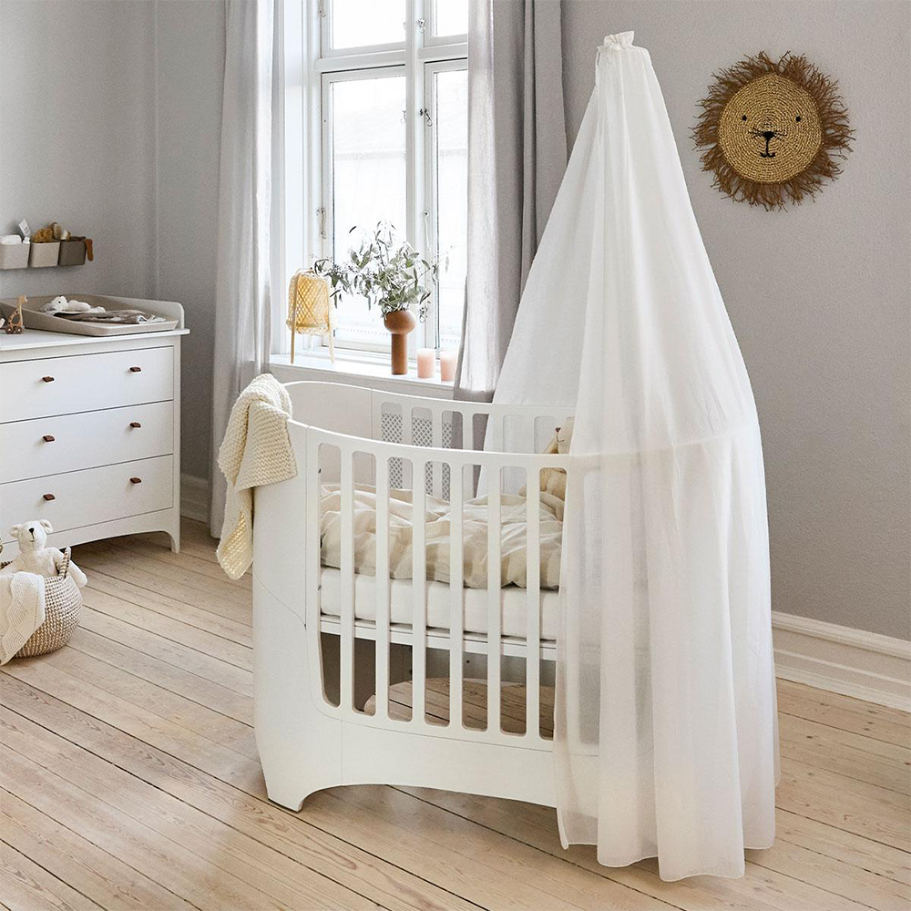 Leander Classic  Babybett  White - Online MY SNOWFLAKE