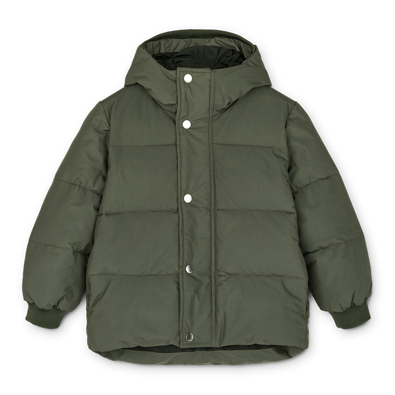 Liewood – Warme Puffer Daunenjacke &quot;Palle&quot; in tollem dunkelgrün &quot;Hunter Green&quot; – wasserdicht, winddicht &amp; atmungsaktiv