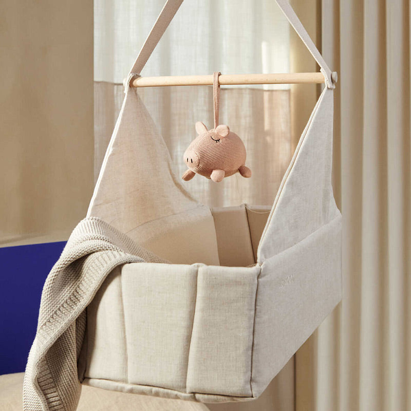 Liewood – Süsse Spieluhr Schweinchen "Mannie" in Rosa – Spielt beruhigende Melodie