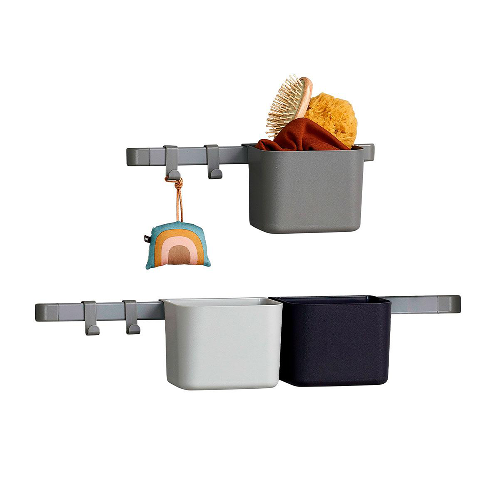 Leander Classic  3er-Set Organisationselemente 1 lange und 1 kurze Schienen Dusty grey