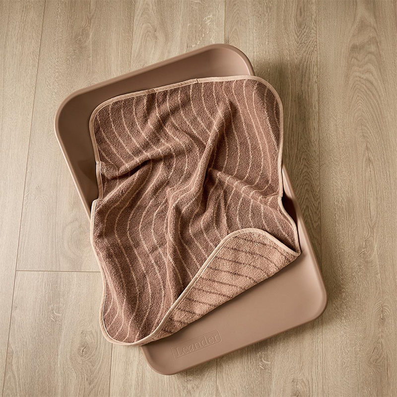 Leander  Matty Topper Bio-Baumwolle &#39;Woodland&#39; für Wickelkissen Clay