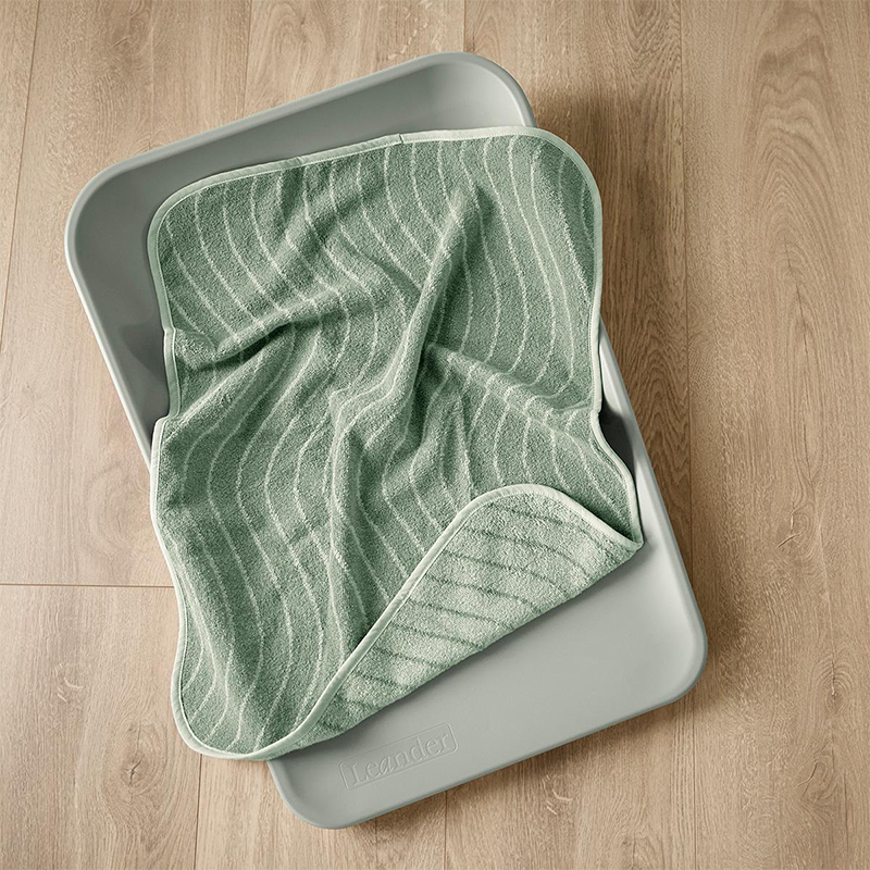 Leander  Matty Topper Bio-Baumwolle &#39;Woodland&#39; für Wickelkissen  Sage Green