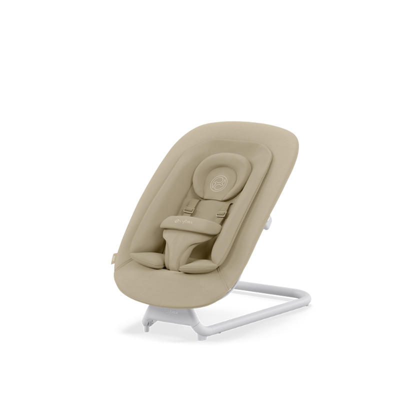 Cybex Lemo Bouncer Wippe in der Farbe Sand White. 