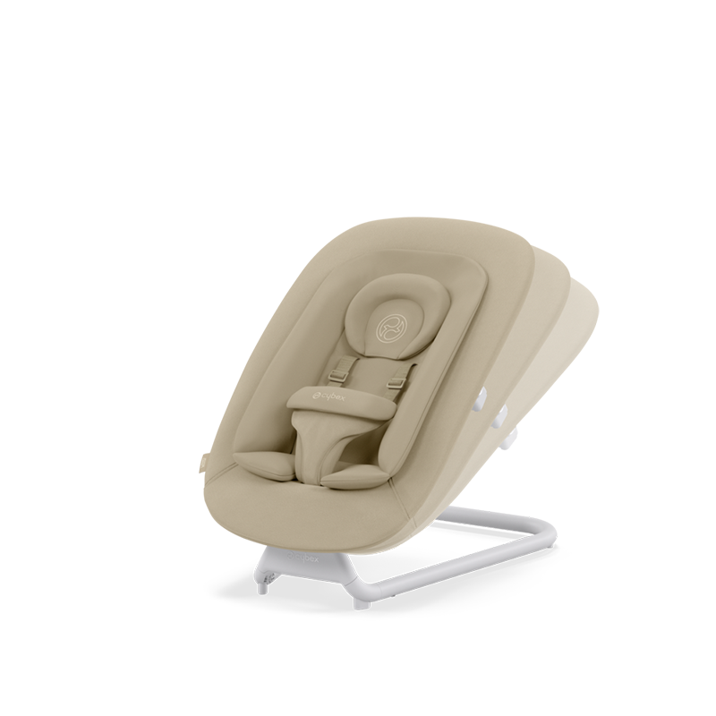 Cybex Lemo Wippe in der Farbe Sand White. 