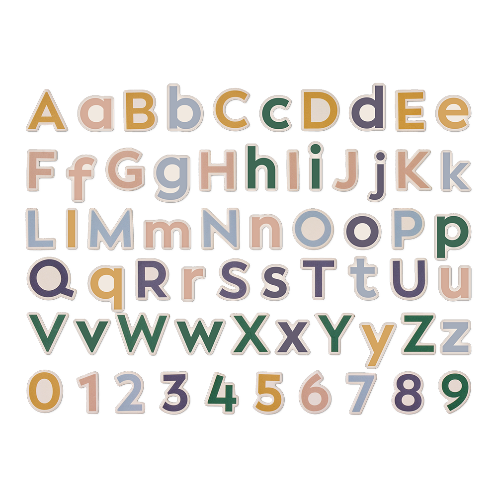 Liewood Magnete ABC 'Vento' Sandy Multi Mix
