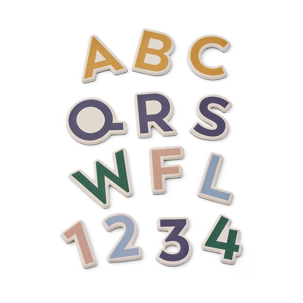 Liewood Magnete ABC 'Vento' Sandy Multi Mix