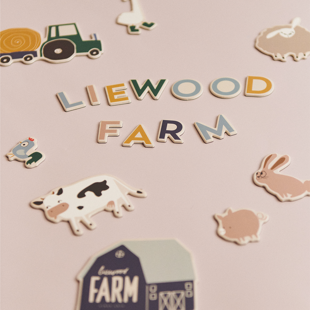 Liewood Magnete ABC 'Vento' Sandy Multi Mix