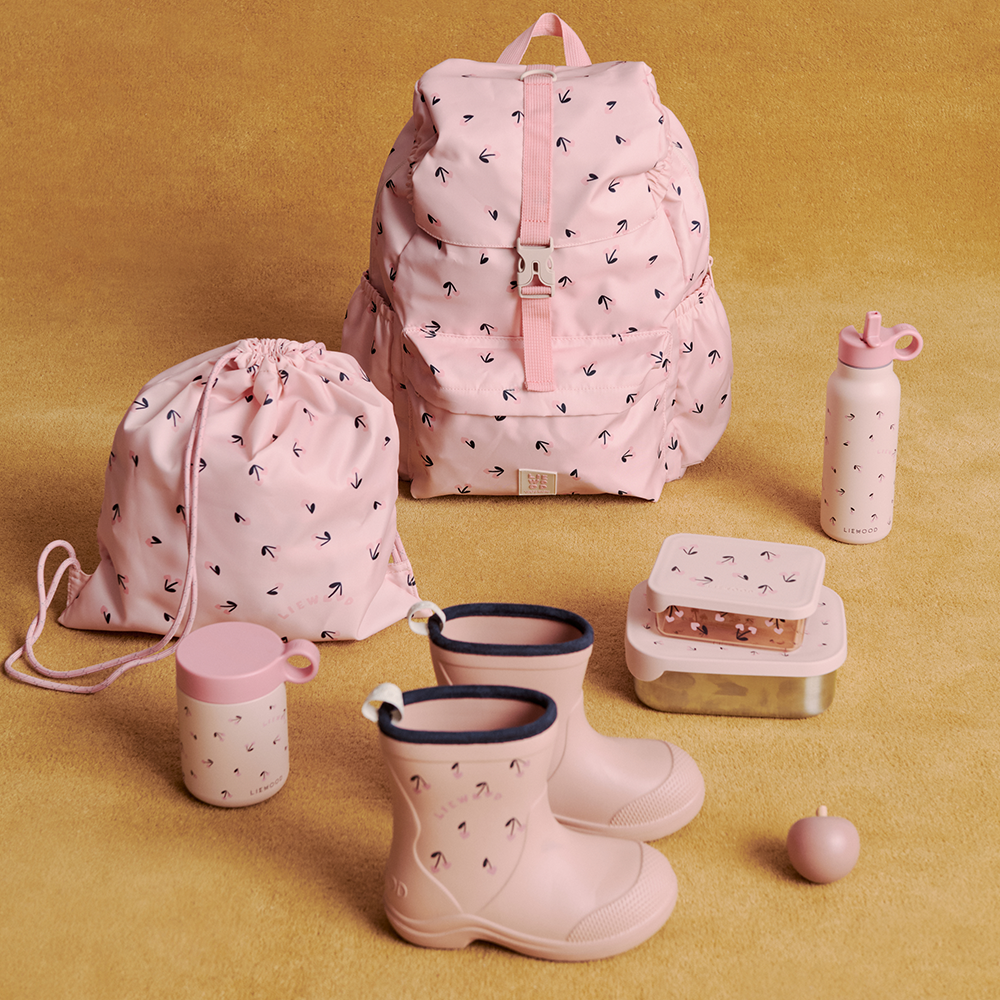 Liewood  Kinder Snackbox 'Ako' Cherry Heart/Rosey