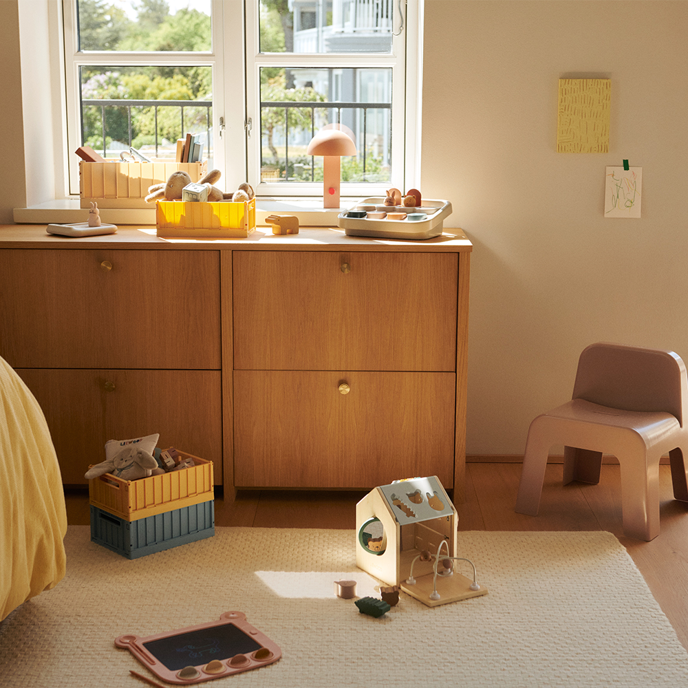 Cube d'activités en bois Liewood 'Lucas' Tuscany Rose Multi Mix
