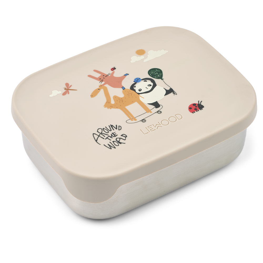 Liewood  Kinder Lunchbox &#39;Arthur&#39; Around the World