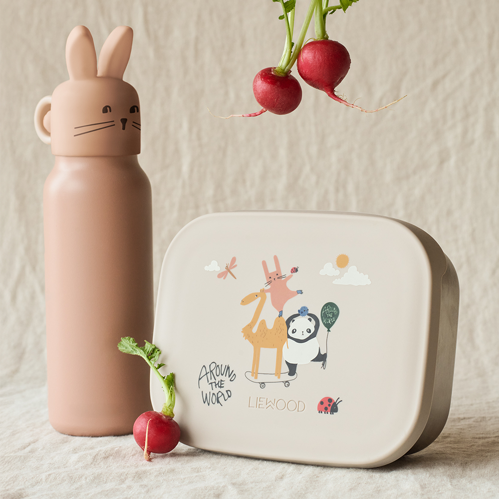 Liewood  Kinder Lunchbox &#39;Arthur&#39; Around the World