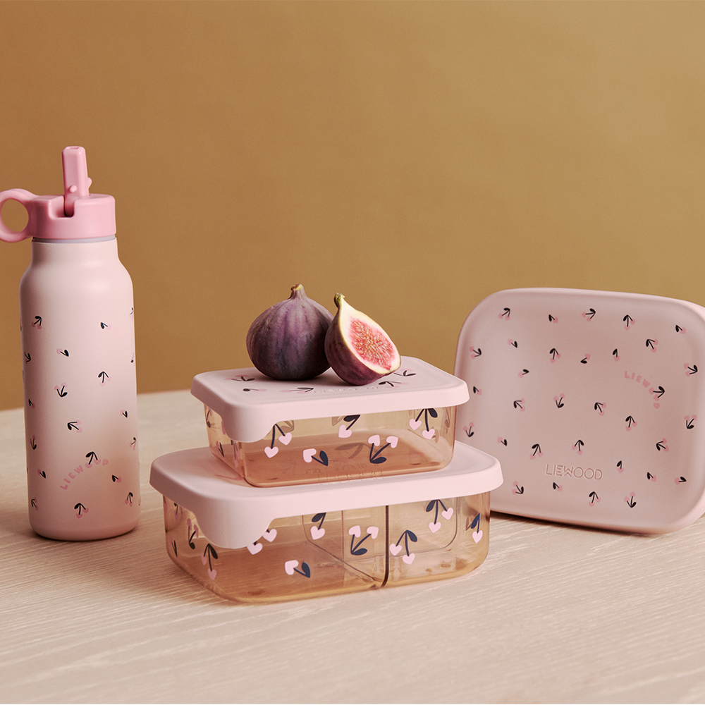 Liewood  Kinder Lunchbox 'Arthur' Mini Cherry Heart/Rosey