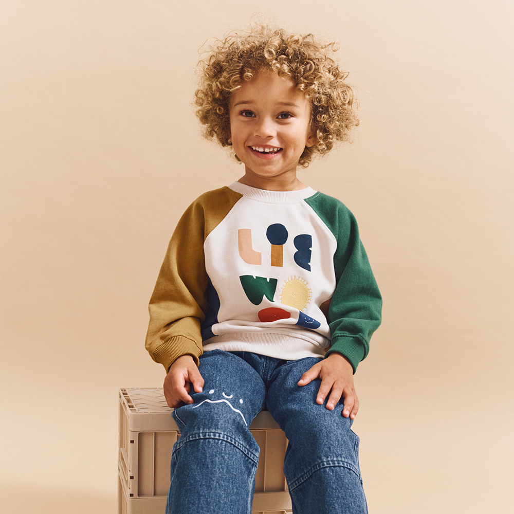 Liewood Pullover &#39;Aude&#39; Liewood Characters / Golden Caramel Multi Mix