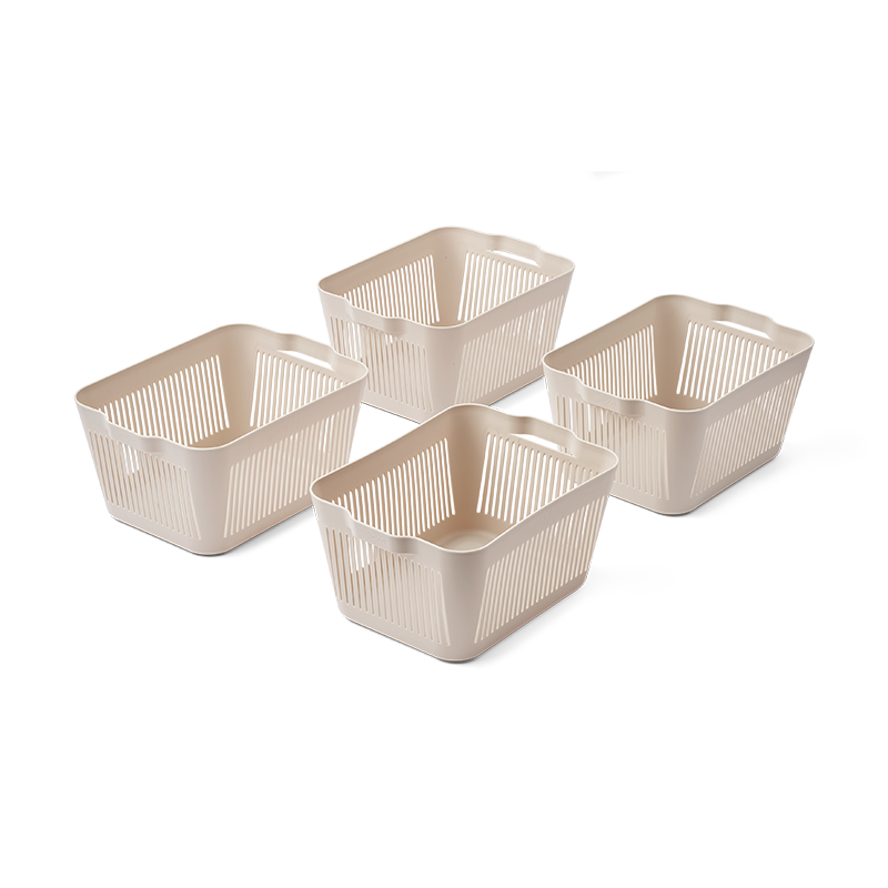 Aufbewahrungsboxen im 4er Set in beige von Liewood. 