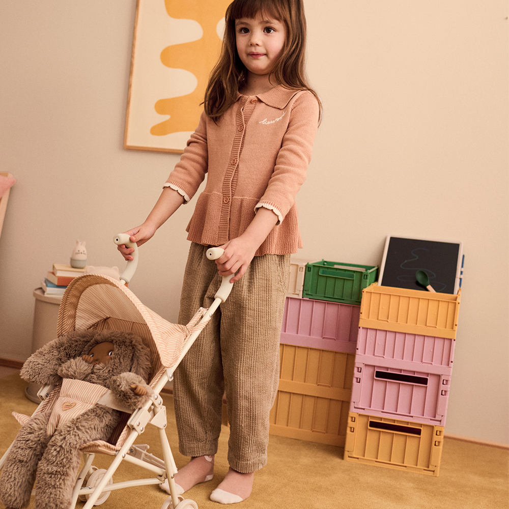 Liewood Foldable Storage Box M 2-Pack 'Weston' Rose Blush