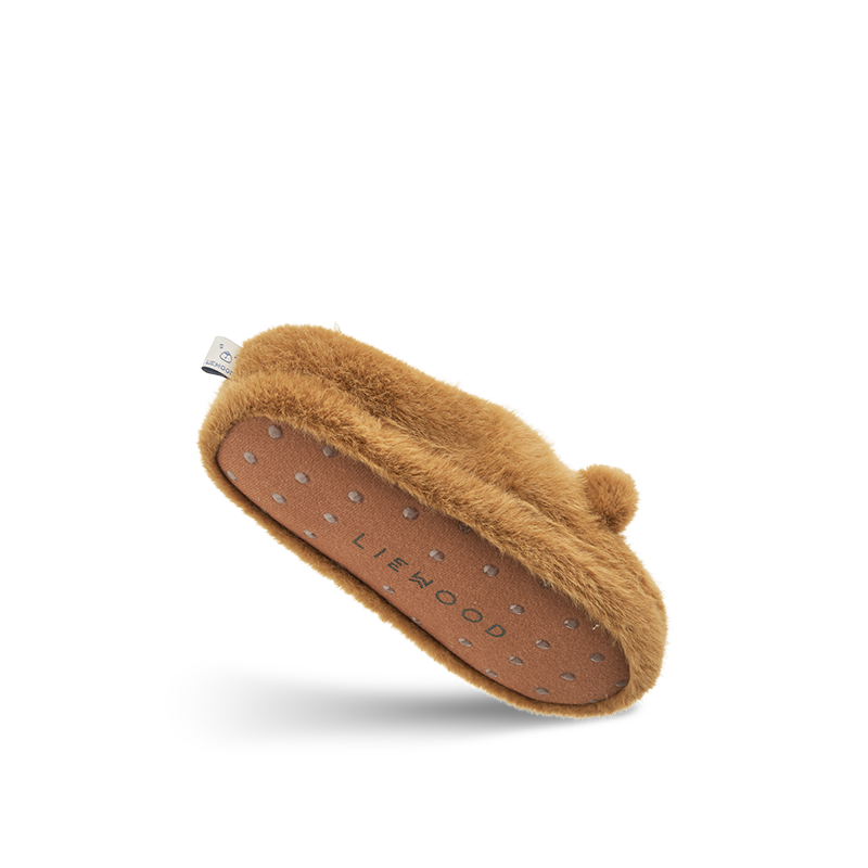 Liewood Bären Hausschuhe/Finken 'Aviaja' Golden Caramel