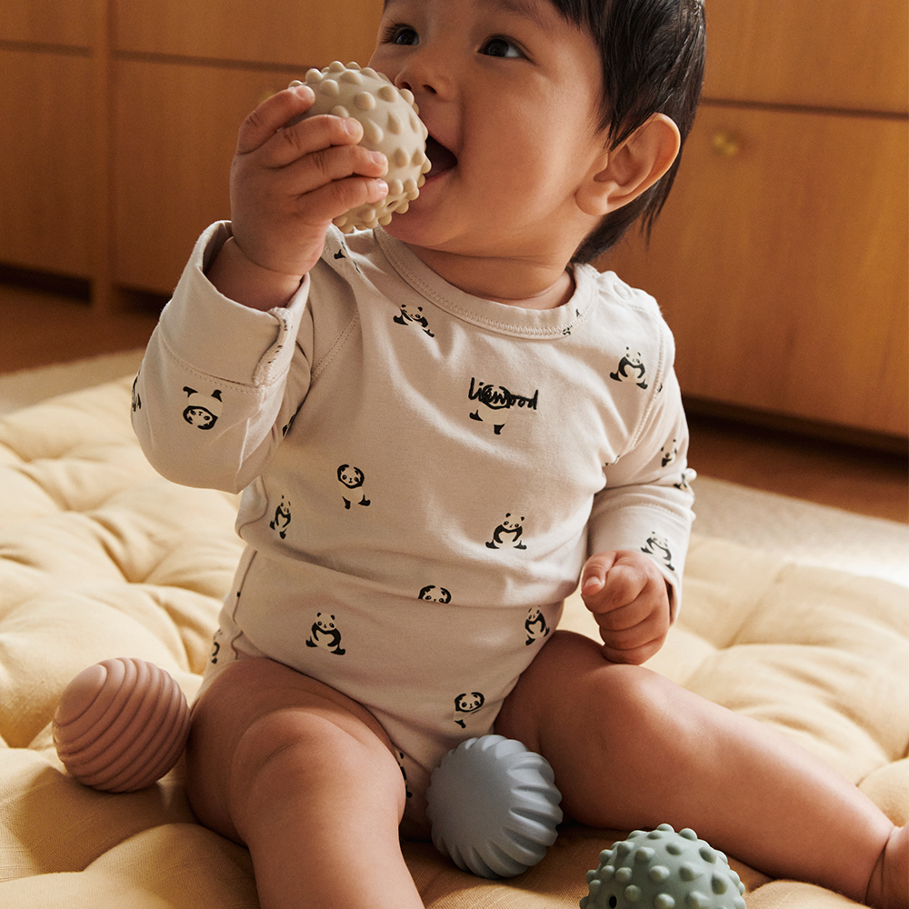 Liewood  Baby Sensorikbälle 'Dorian' Blue Multi Mix