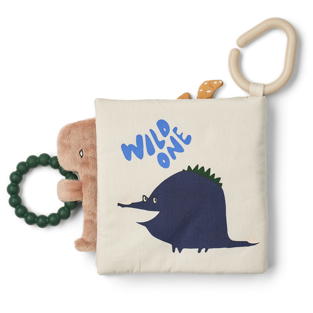 Liewood  Stoffbuch 'Feyla' Dino Roar/Dove Blue