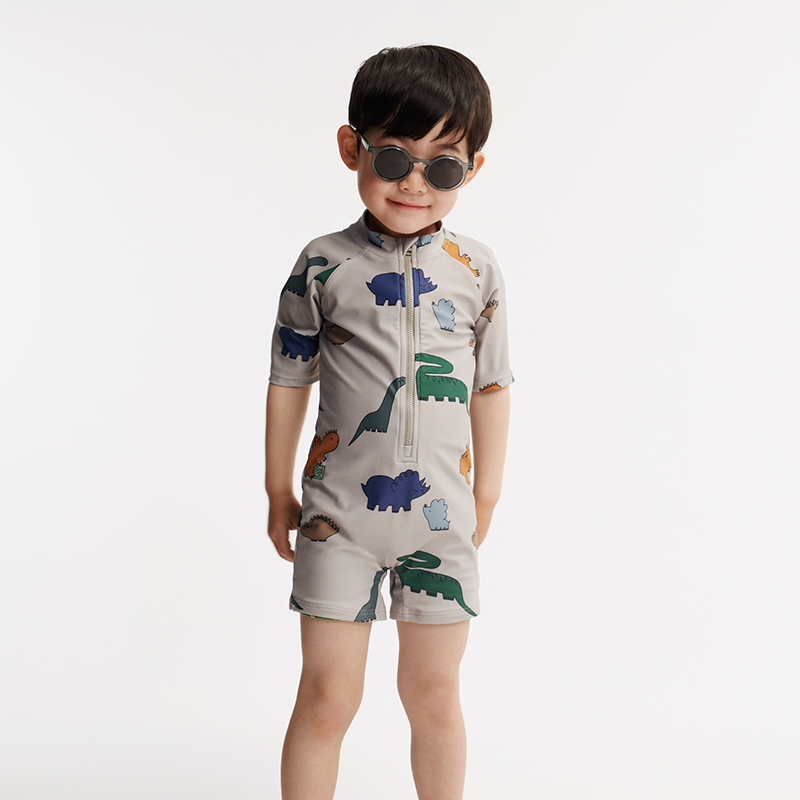 Liewood Bade-Jumpsuit &#39;Max&#39; Dinosaurs/Mist
