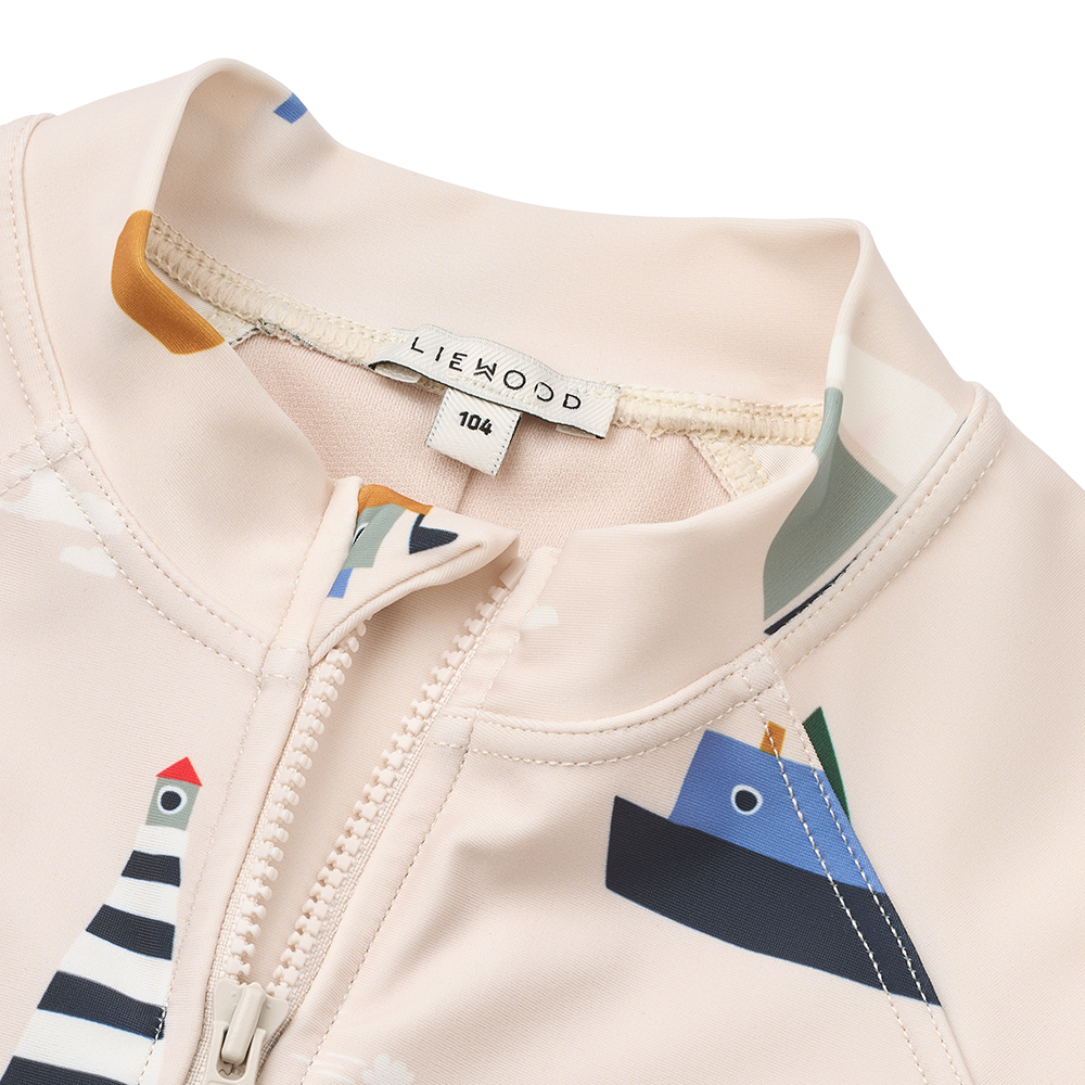 Liewood Baby UV-Bade-Jumpsuit 'Max' Sailing/Sandy