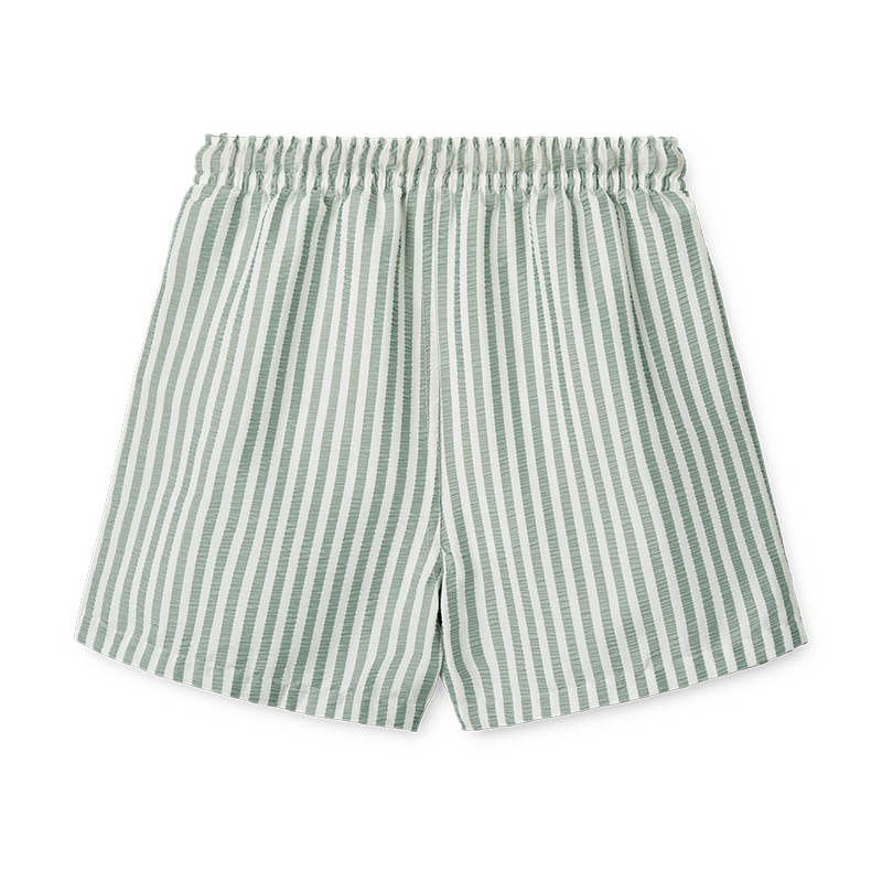 Liewood Badeshorts &#39;Duke&#39; Stripe Peppermint/Crisp White