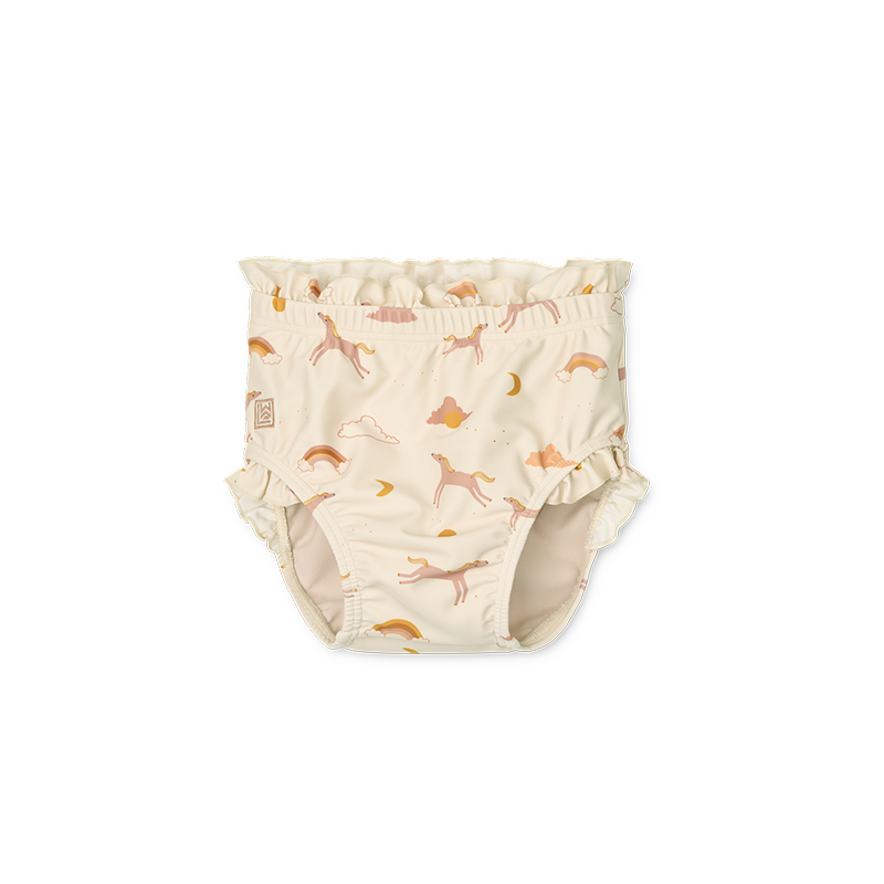 Liewood  UV Baby Badehose 'Manilla' Dream/Ecru