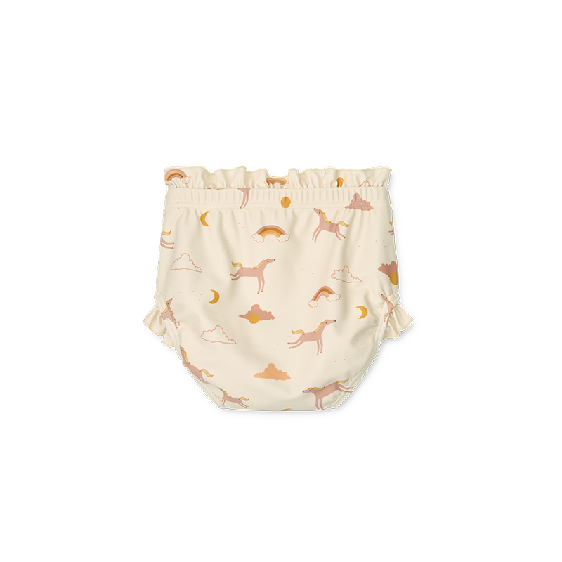 Liewood  UV Baby Badehose 'Manilla' Dream/Ecru
