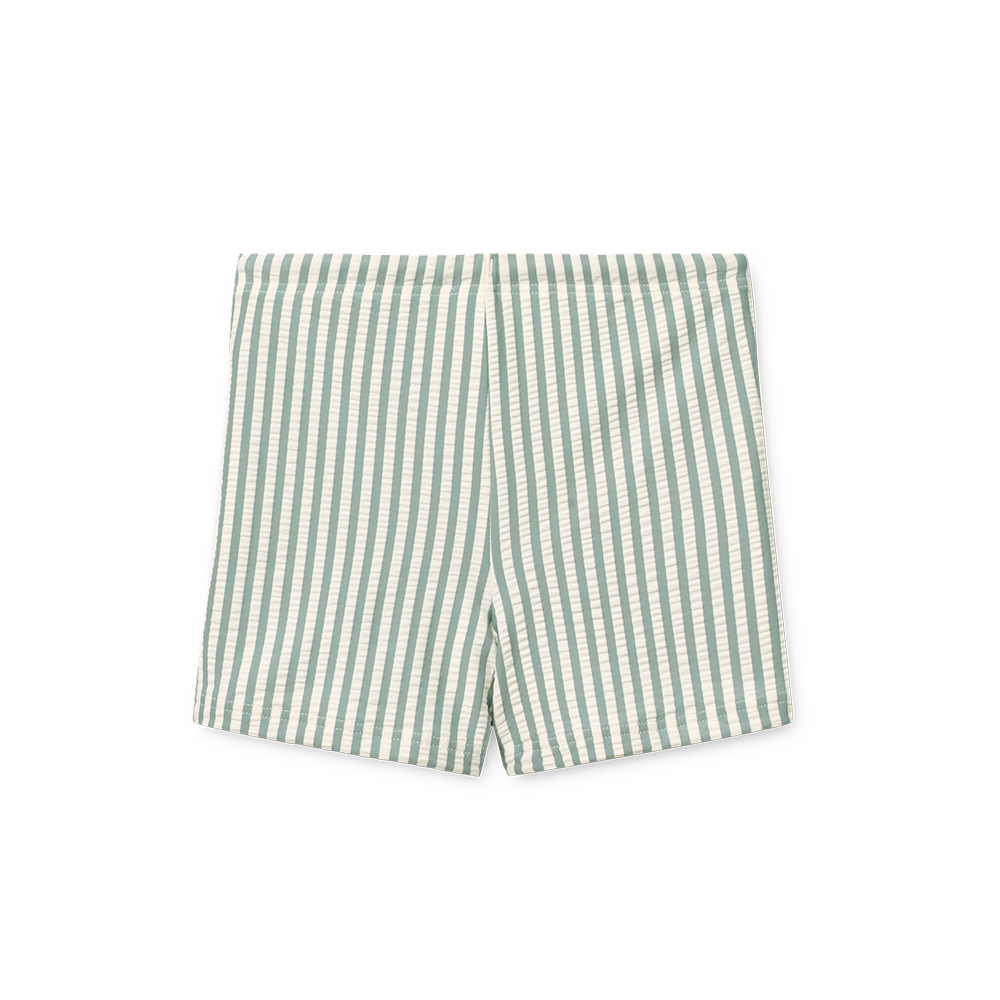 Liewood  Seersucker Badeshorts 'Otto' Peppermint/Creme de la Creme