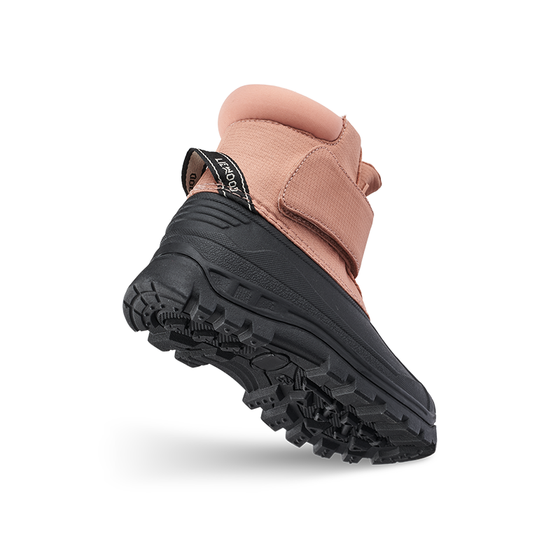 Winterstiefel für Kinder in Rosa von Liewood. Ansicht von der Sohle.