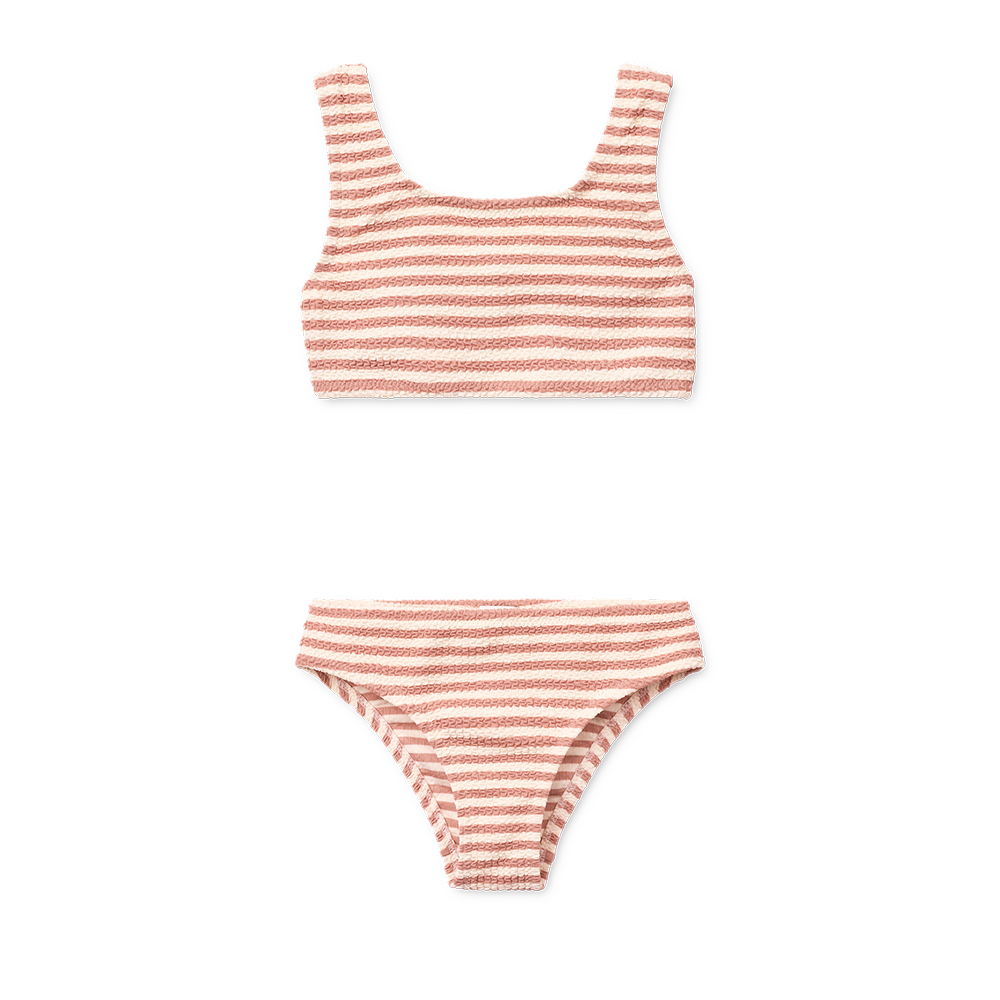 Liewood UV-Bikini 'Bello' Coral Blush/Creme de la Creme