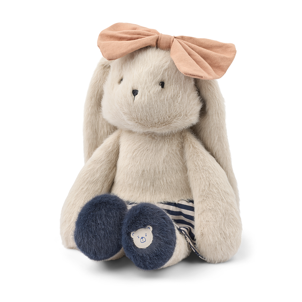 Liewood Celebration Teddybär &#39;Babette&#39; Mist/Navy Stripe Mix