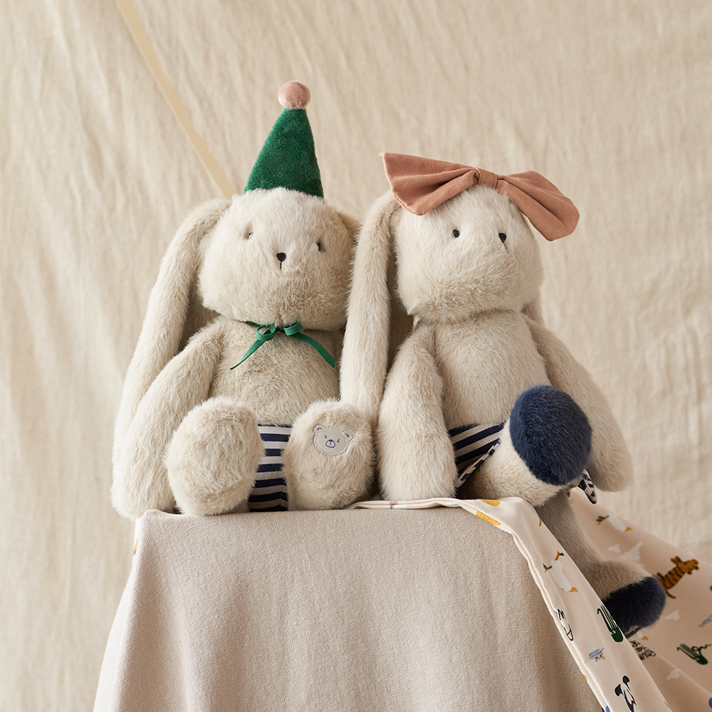 Liewood Celebration Teddybär &#39;Babette&#39; Mist/Navy Stripe Mix