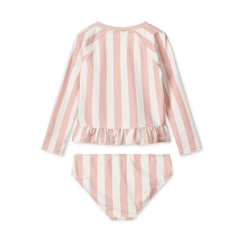 Liewood  UV-Schwimmset &#39;Dagny&#39; Stripe Sorbet Rose/Creme de la Creme