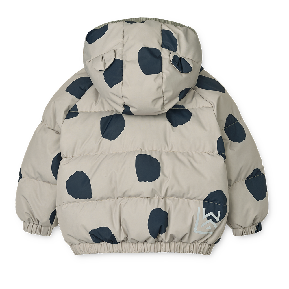 Liewood  Daunenjacke mit Öhrchen &#39;Adelina&#39; Spot Dots/Mist