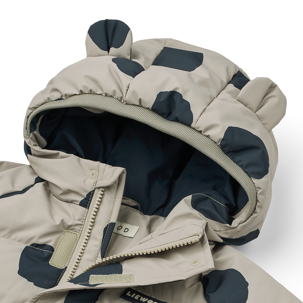 Liewood  Daunenjacke mit Öhrchen &#39;Adelina&#39; Spot Dots/Mist