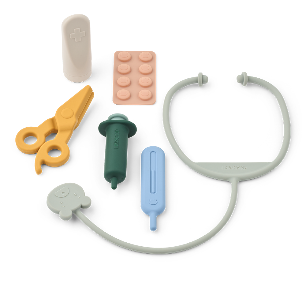 Liewood Doktorset 'Leif' Garden Green Multi Mix