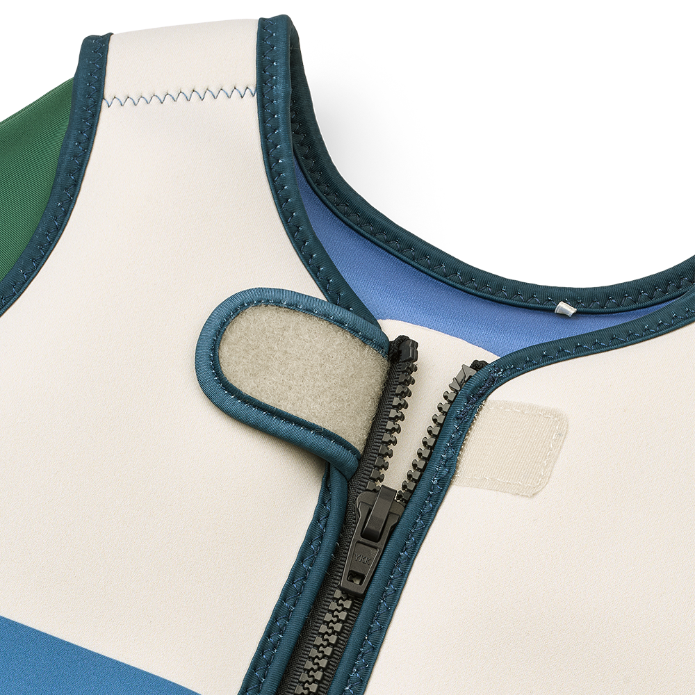 Gilet de bain à manches longues Liewood 'Dove' Riverside Multi Mix