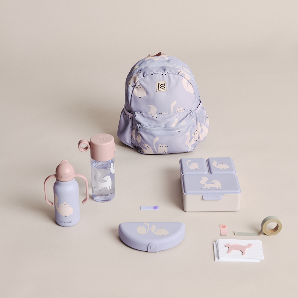 Liewood  Kinder Lunchbox 'Driss' Cat/Warm Lilac