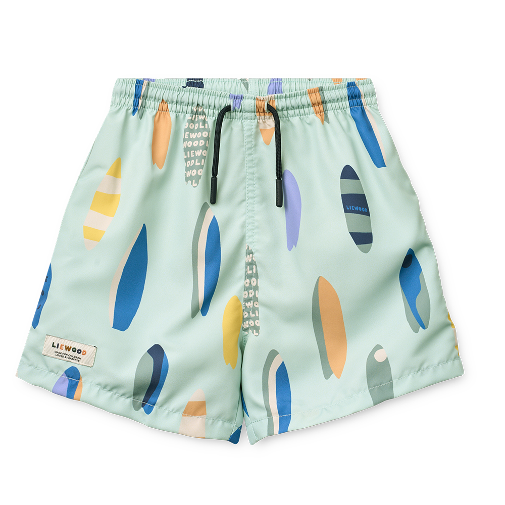Liewood UV-Badeshorts 'Duke' Boards/Light Peppermint