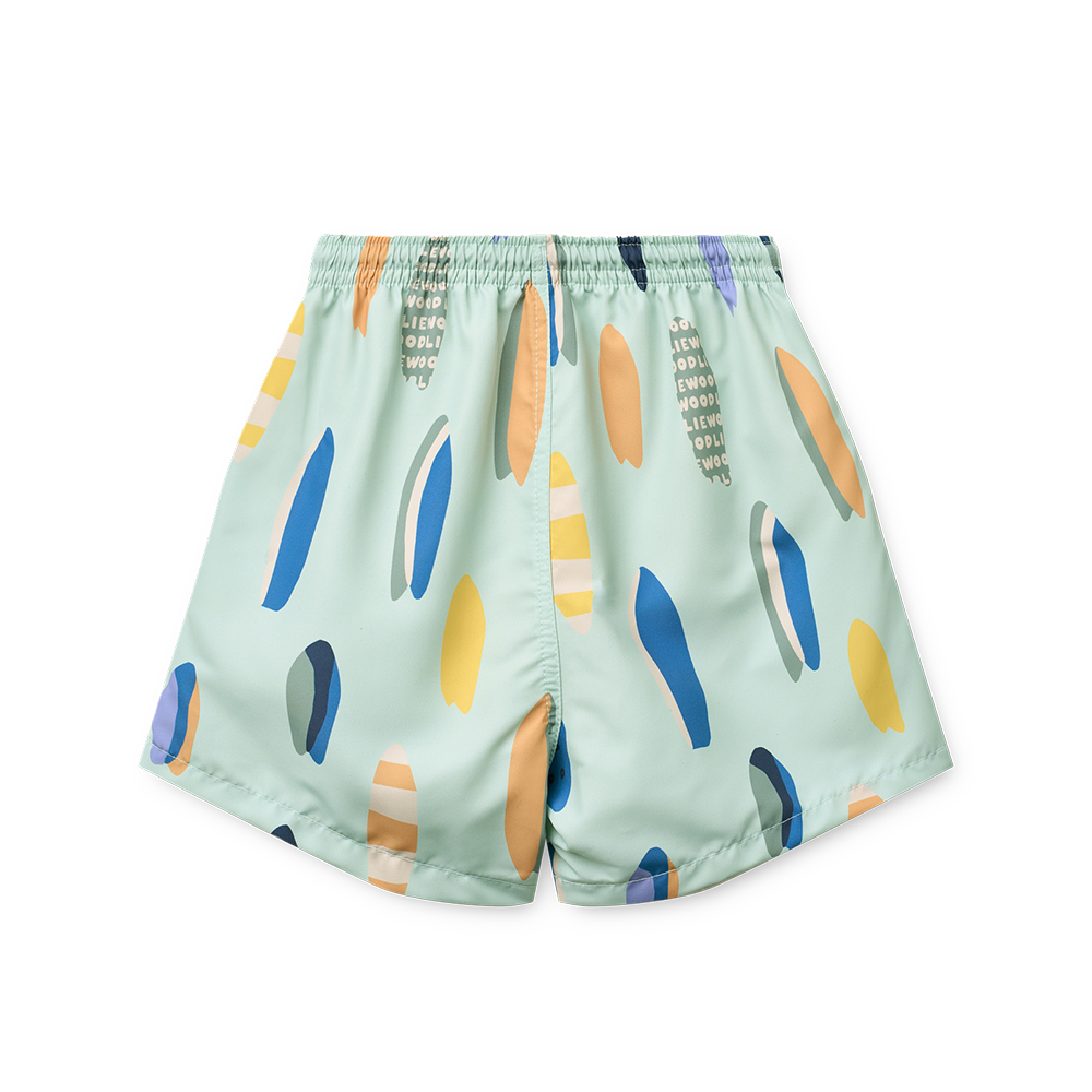 Liewood UV-Badeshorts 'Duke' Boards/Light Peppermint