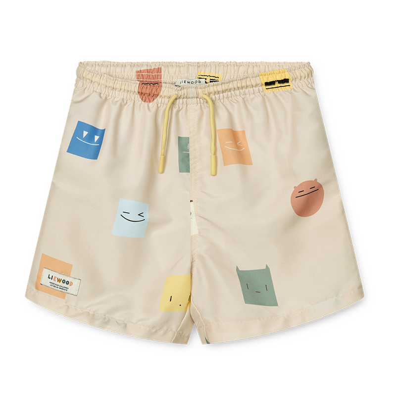 Liewood UV-Badeshorts &#39;Duke&#39; Smiley/Sandy