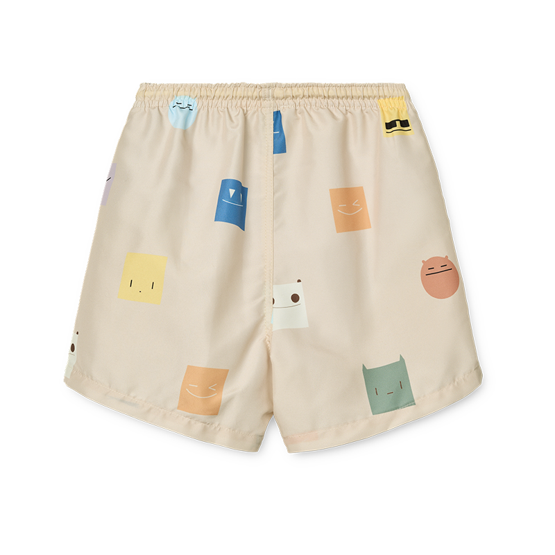 Liewood UV-Badeshorts &#39;Duke&#39; Smiley/Sandy