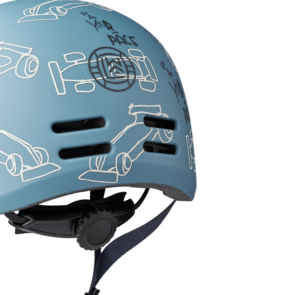 Liewood Kinderhelm 'Milly' Race Cars/Beach Blue