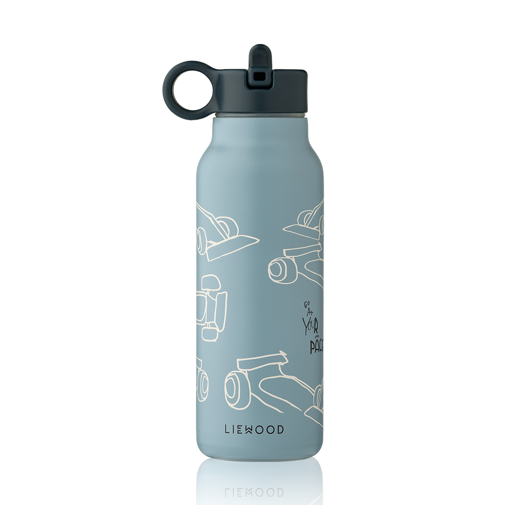 Bouteille Liewood 'Falk' 350 ml Race Cars/Beach Blue