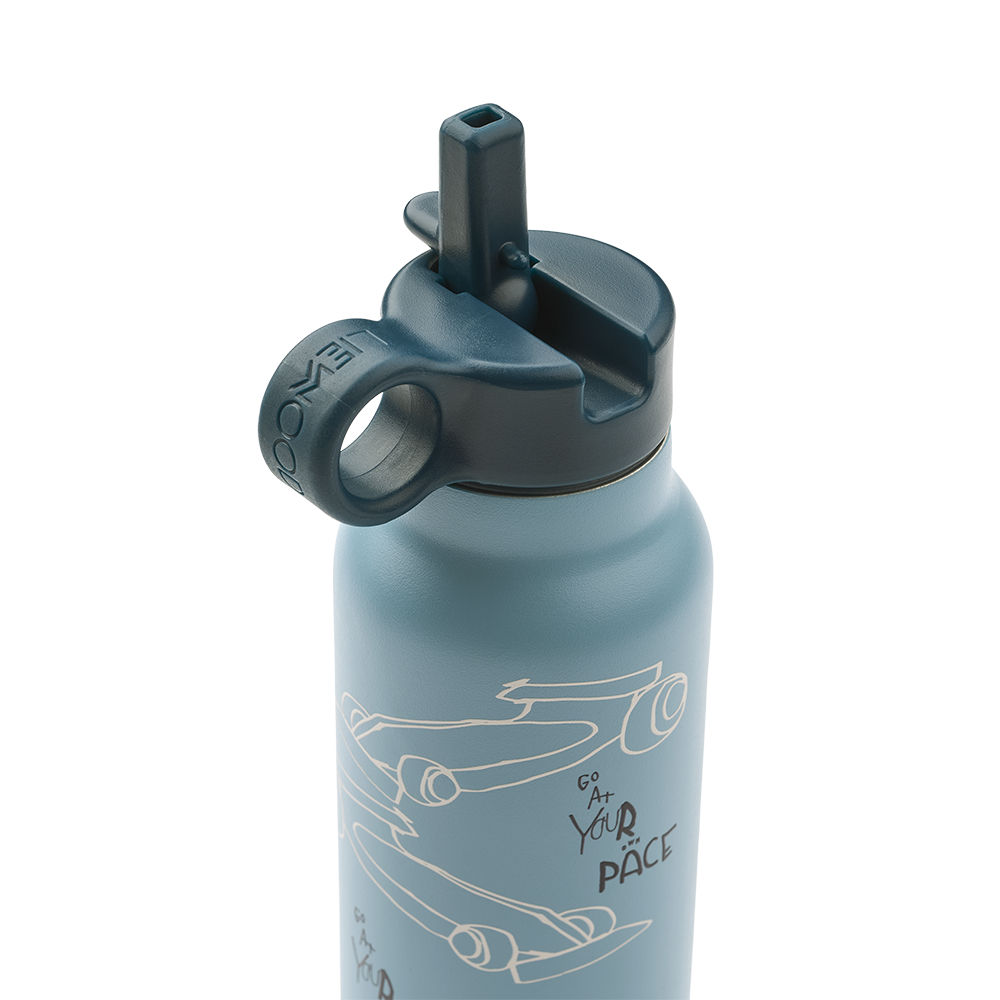 Bouteille Liewood 'Falk' 350 ml Race Cars/Beach Blue