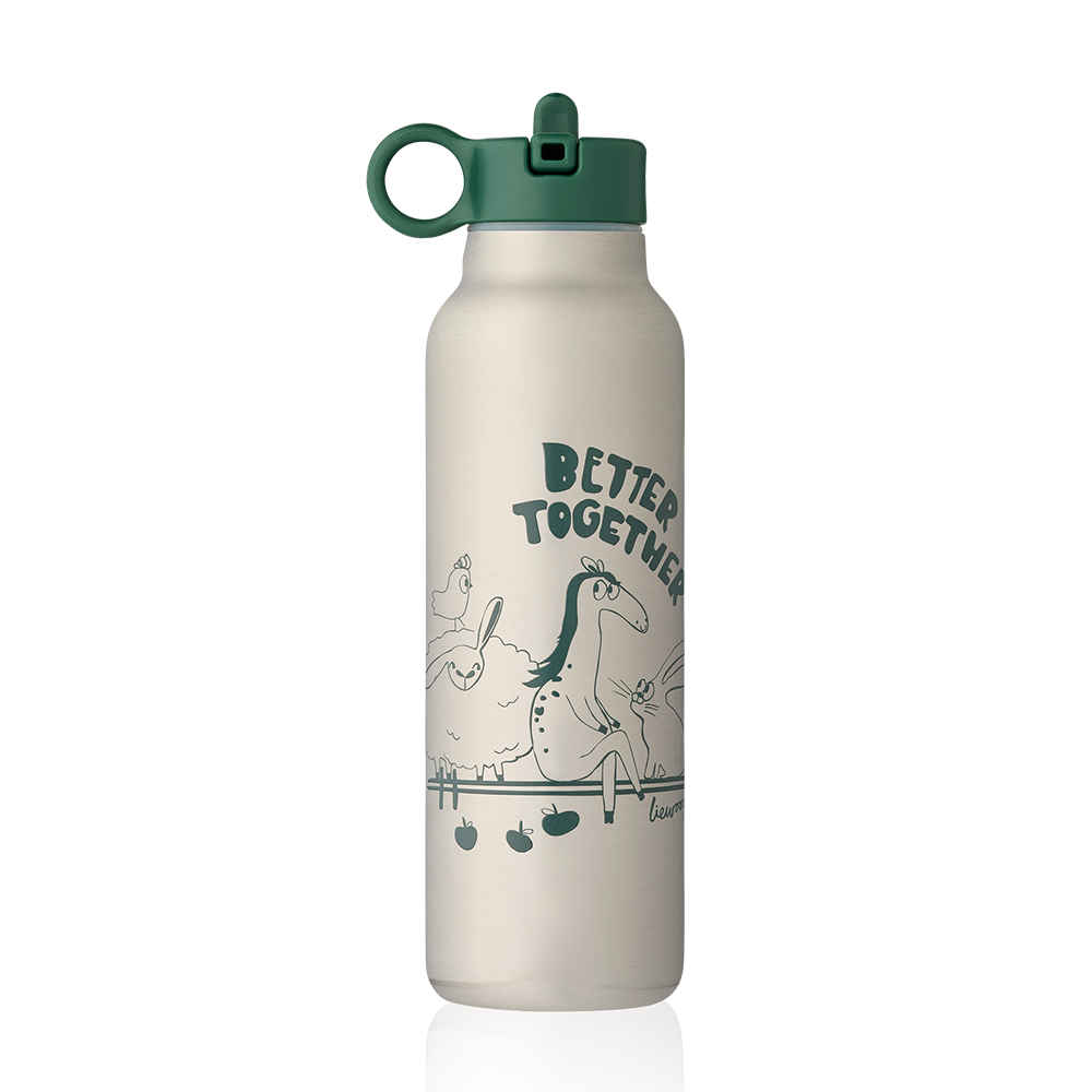 Liewood Trinkflasche 'Falk' 500 ml Farm/Dove Blue