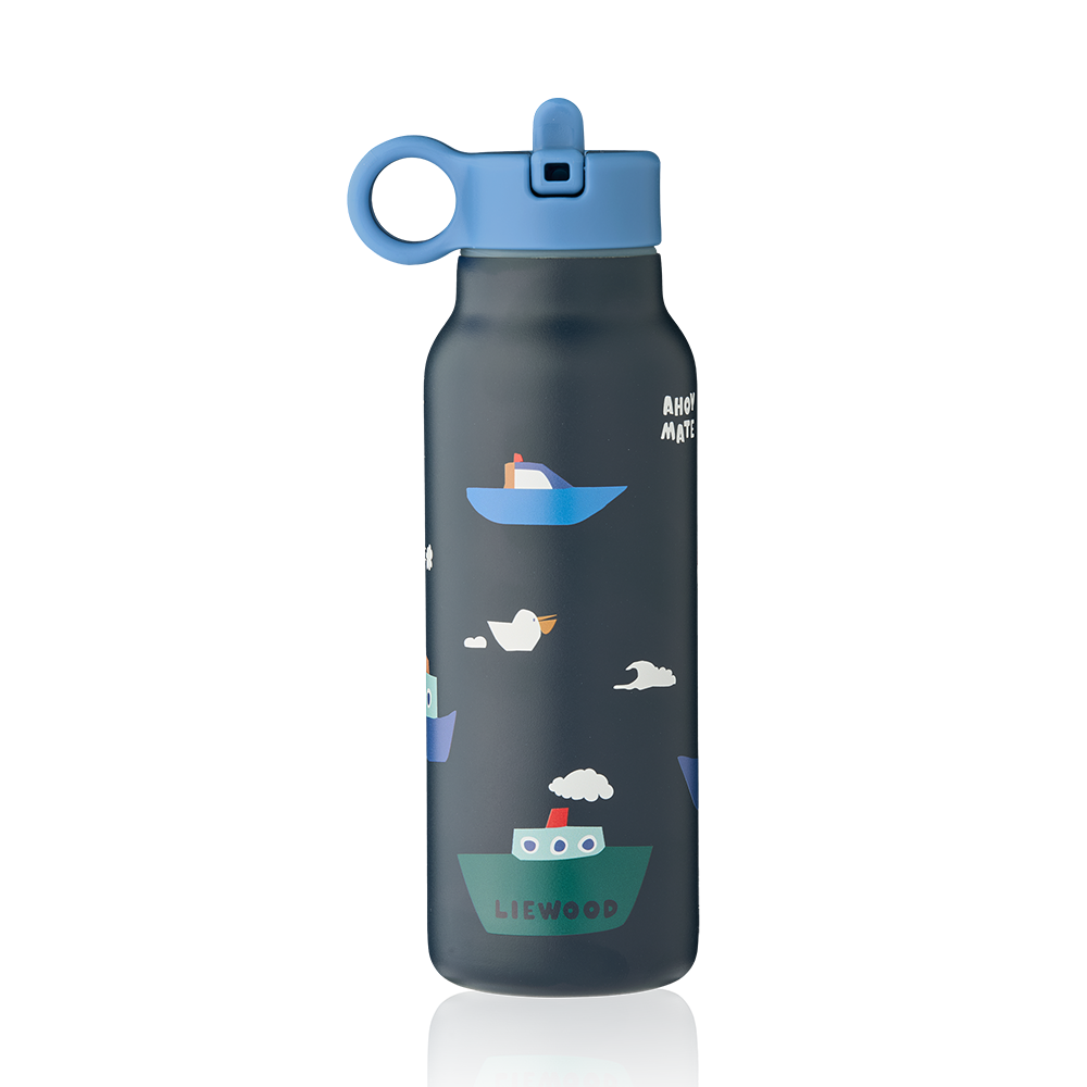 Liewood Trinkflasche 'Falk' 350 ml Sailing/Classic Navy - Online MY SNOWFLAKE