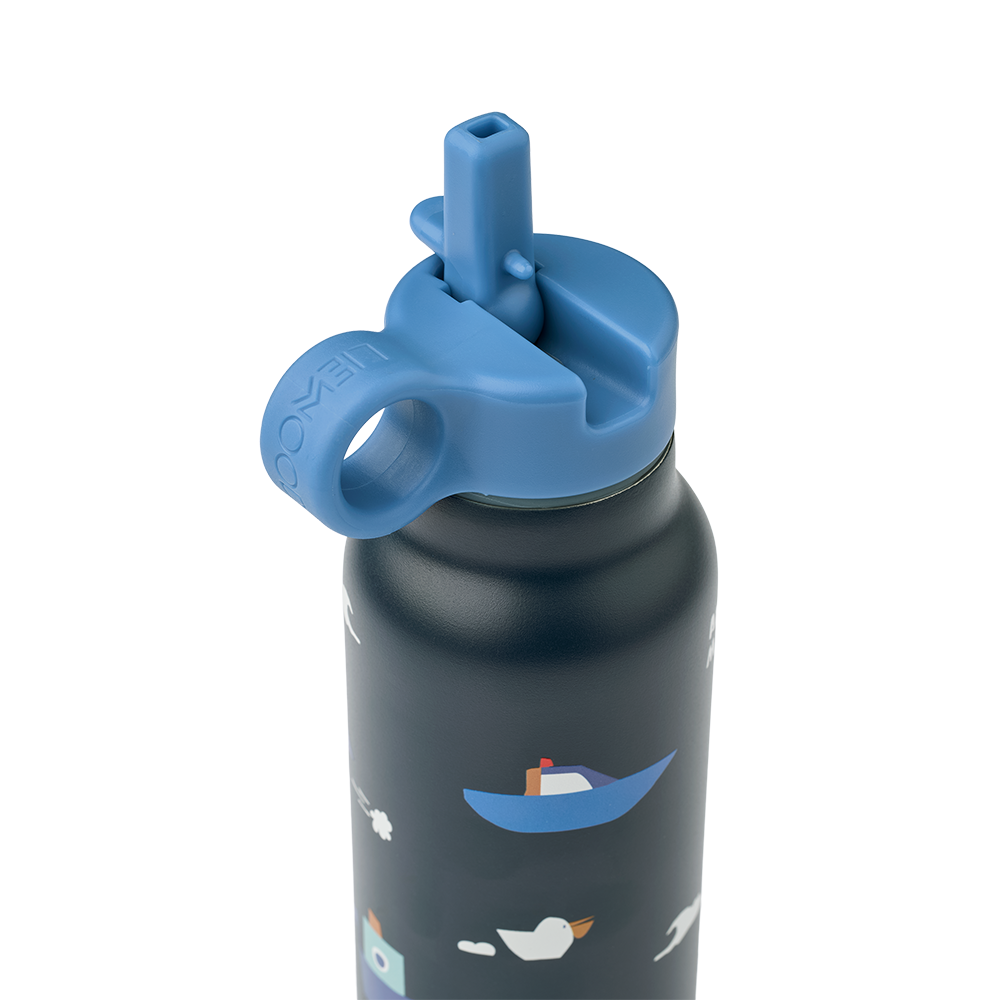 Liewood Trinkflasche 'Falk' 350 ml Sailing/Classic Navy - Online MY SNOWFLAKE