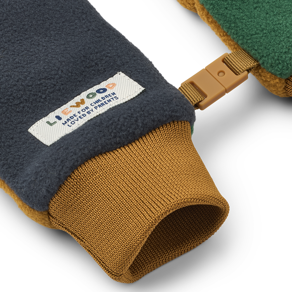 Liewood  Fleece-Fäustlinge 'Solar' Classic Navy