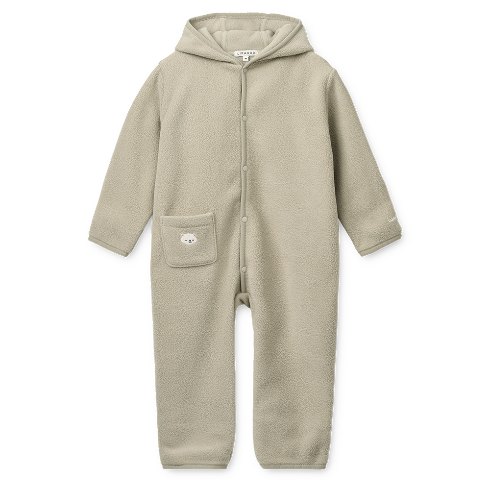 Liewood Baby Fleece Coverall 'Theodore' Mist
